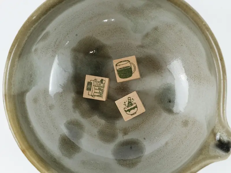 Pre-Order Kurukynki Stamp Day To Day Cafe - Green Whisk