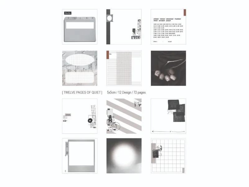 Pre-Order Kurukynki Memo Pad - Quiet