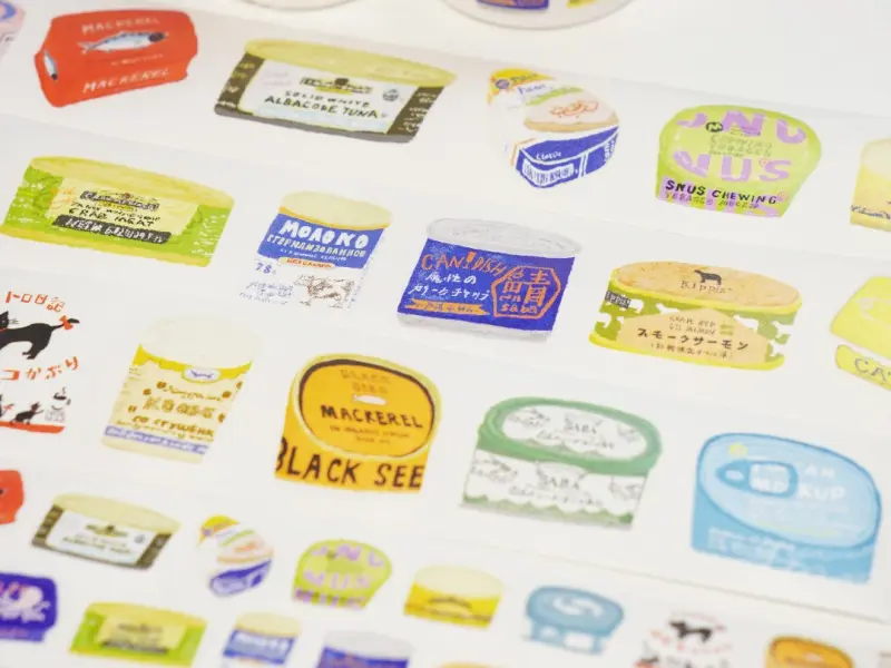 Wanle Studio Kiss-Cut Washi Tape - Many Cans