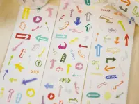 Wanle Studio Kiss-Cut Washi Tape - Rainbow Arrow