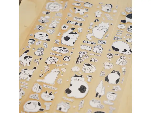 Wanle Studio Kiss-Cut Washi Tape - Black World
