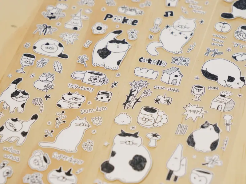 Wanle Studio Kiss-Cut Washi Tape - Black World