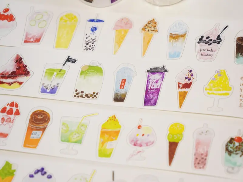 Wanle Studio Kiss-Cut Washi Tape - Summer Cooling