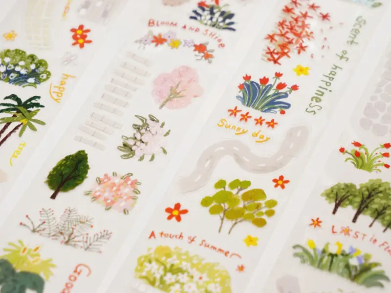 Wanle Studio Kiss-Cut Washi Tape - Roadside