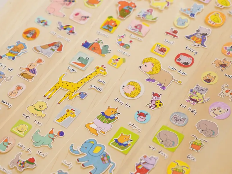 Wanle Studio Kiss-Cut Washi Tape - Weird Zoo