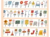 Wanle Studio Kiss-Cut Washi Tape - Many Signs