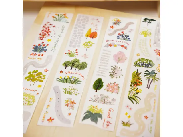 Wanle Studio Kiss-Cut Washi Tape - Roadside