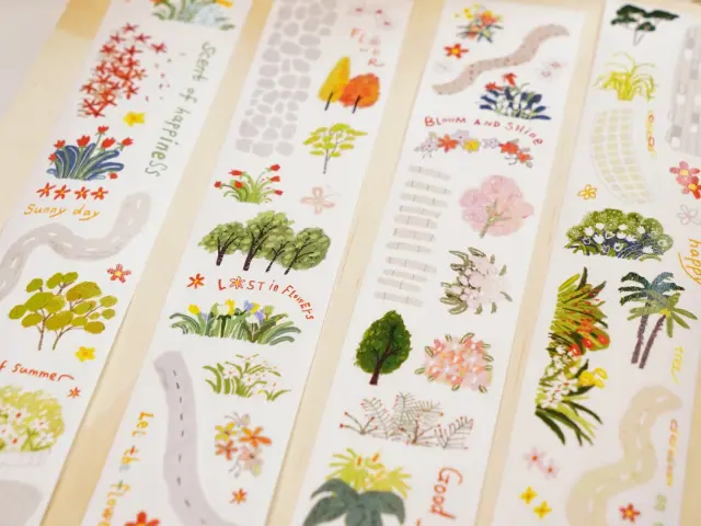 Wanle Studio Kiss-Cut Washi Tape - Roadside