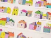 Wanle Studio Kiss-Cut Washi Tape - Colored House