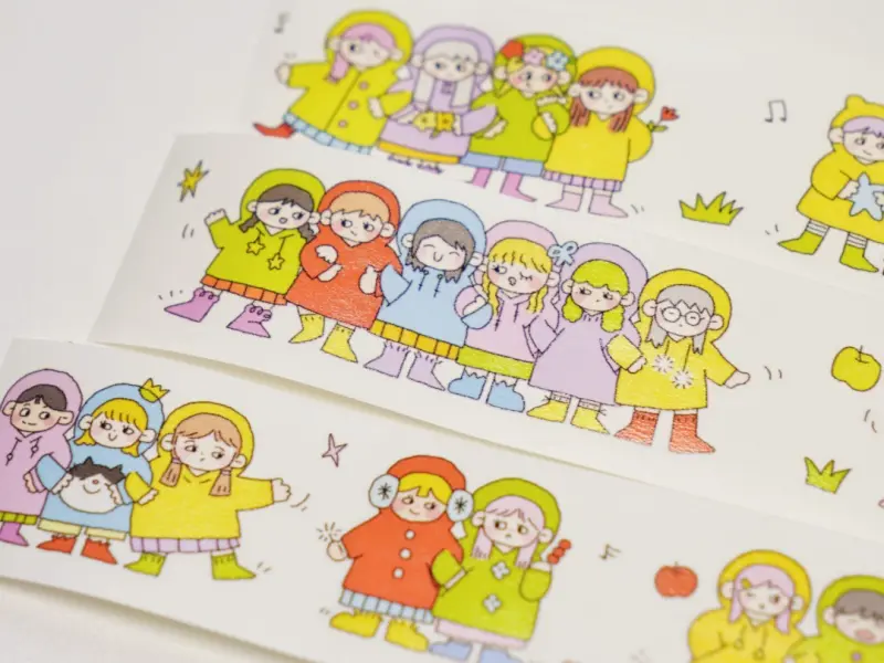 Wanle Studio Kiss-Cut Washi Tape - Good Friends