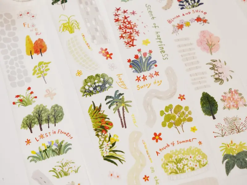 Wanle Studio Kiss-Cut Washi Tape - Roadside