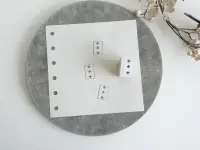 Yohaku Rubber Stamp S-111 - Clover 3