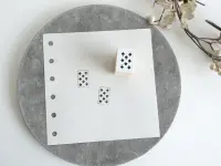 Yohaku Rubber Stamp S-112 - Spade 8