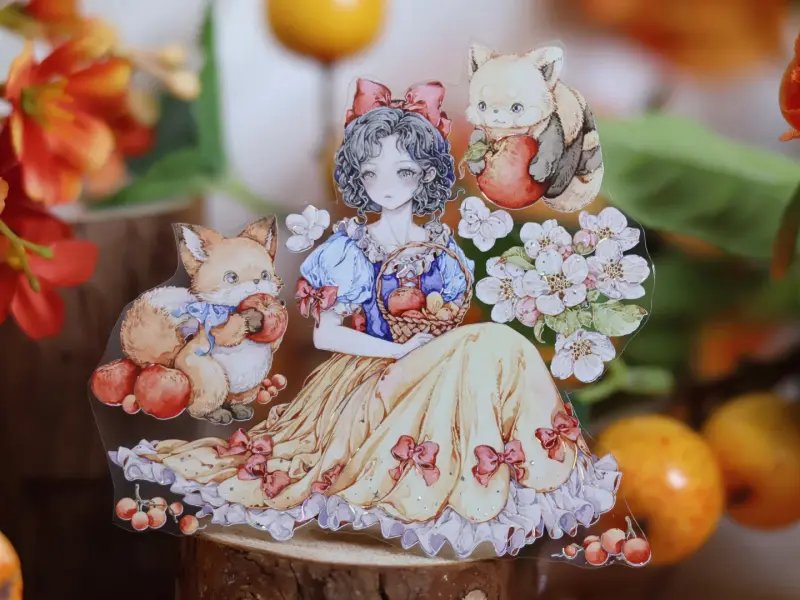 Shine x StudioVI PET Tape Sample - Snow White