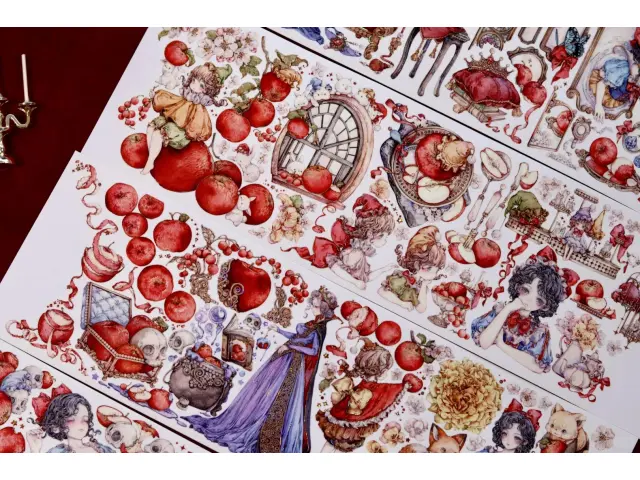 Shine x StudioVI PET Tape Sample - Snow White