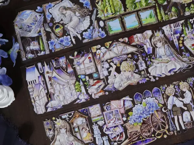 Shine x StudioVI PET Tape Sample - Feathered Dream River