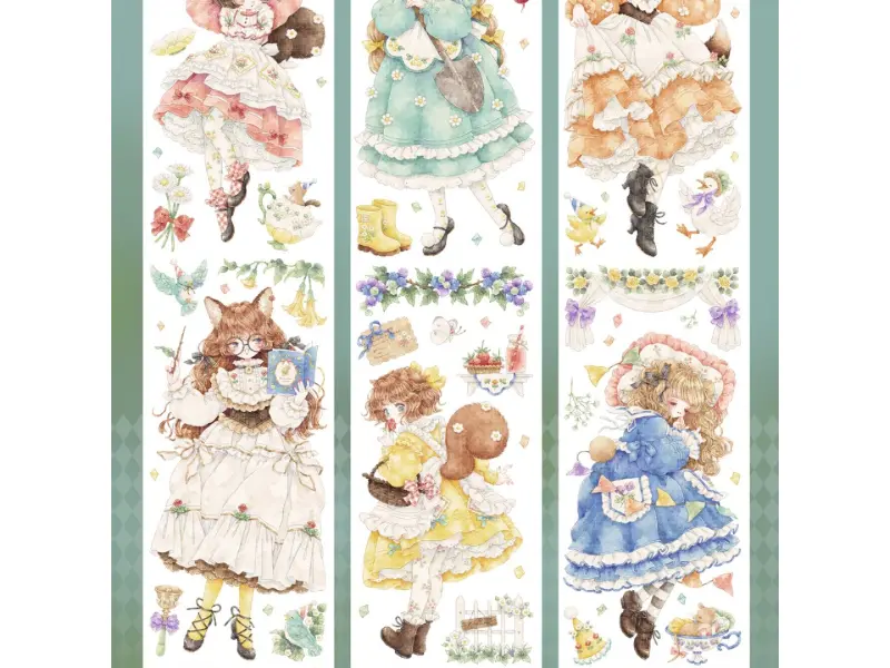Shine PET Tape Sample - Forest Friends Club