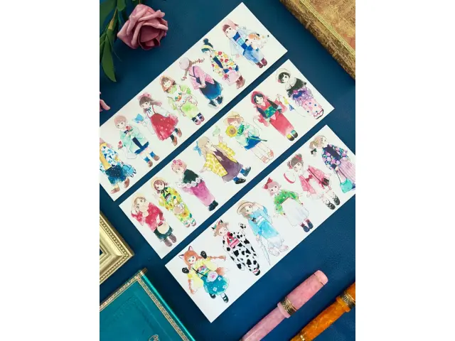 Tian Xiaobao Washi Tape Sample - Those Girls 2