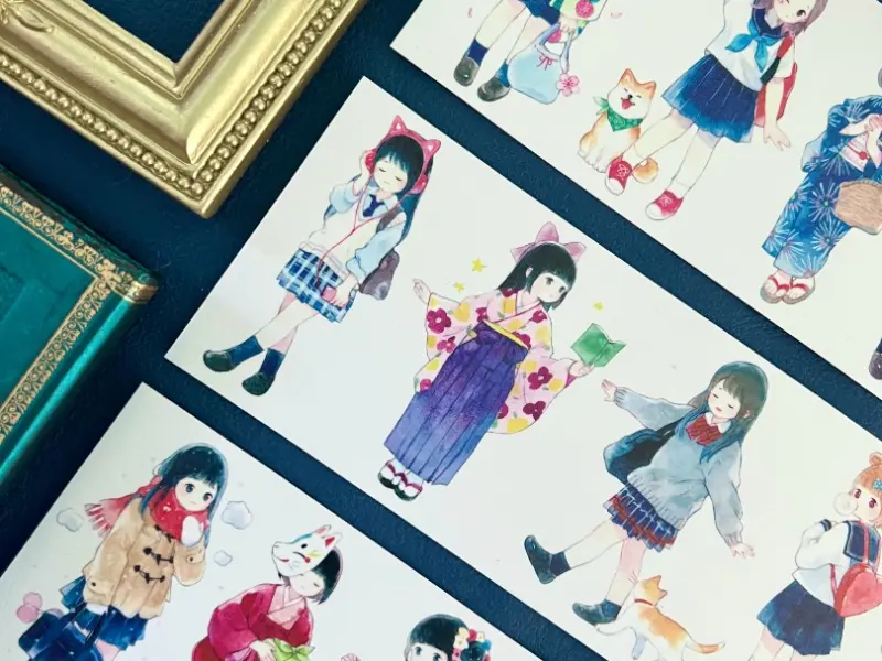 Tian Xiaobao Washi Tape Sample - Those Girls 1