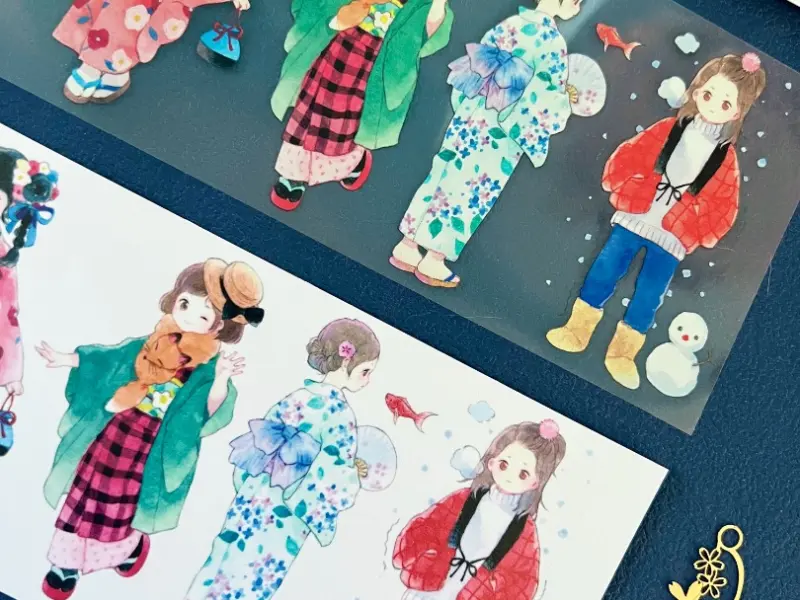 Tian Xiaobao Washi Tape Sample - Those Girls 1