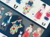 Tian Xiaobao Washi Tape Sample - Those Girls 1