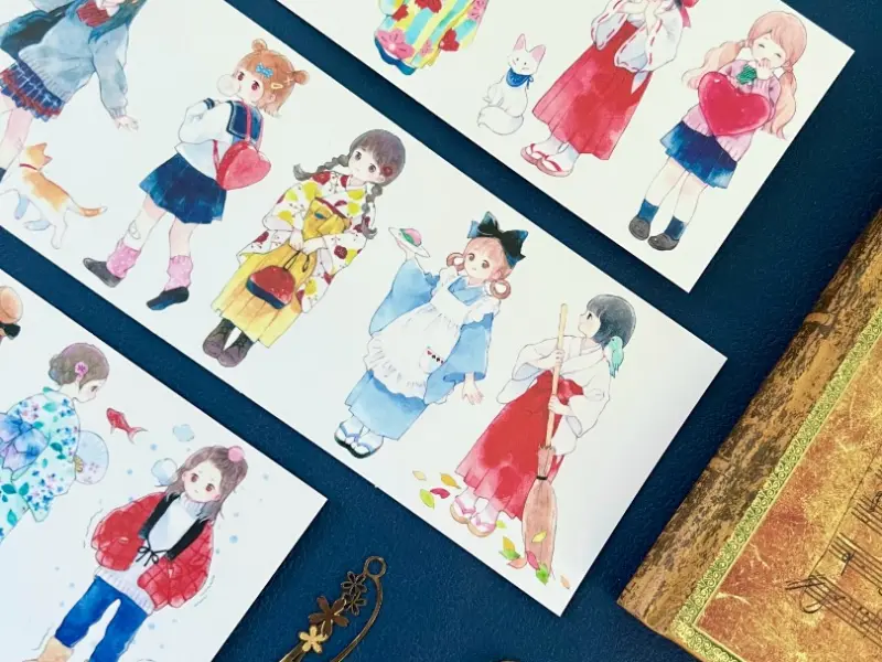 Tian Xiaobao Washi Tape Sample - Those Girls 1