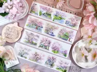 Tournesol Washi Tape Sample - Cherry Town at Dusk