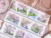 Tournesol Washi Tape Sample - Cherry Town at Dusk