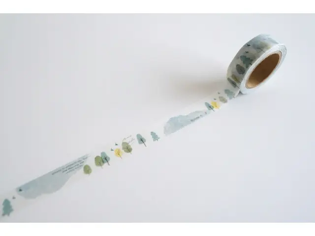 Yohaku Washi Tape Y167 - Aonomori