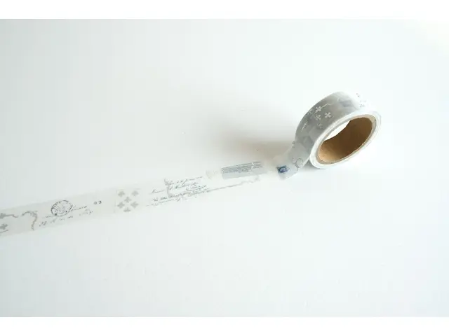 Yohaku Washi Tape Foil-Stamped YH-001 - Mazurka