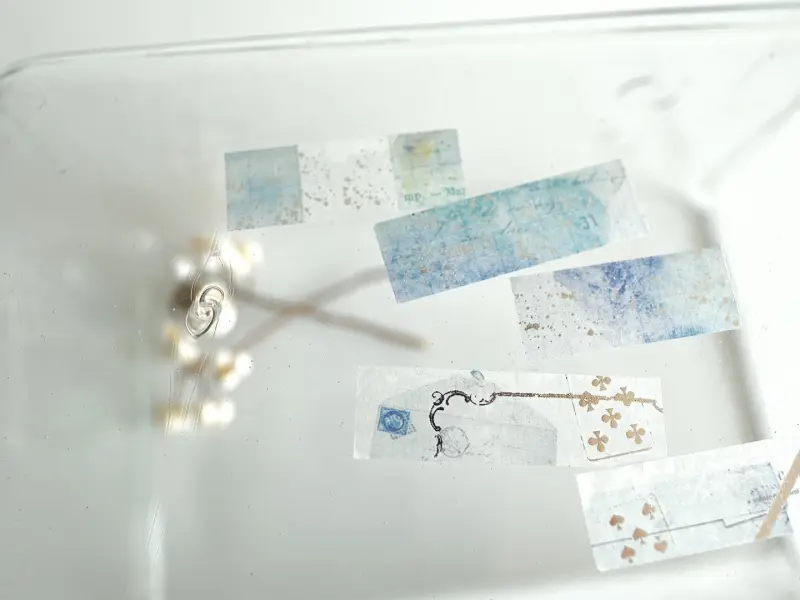 Yohaku Washi Tape Foil-Stamped YH-001 - Mazurka