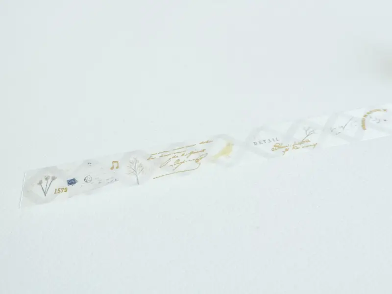 Yohaku Washi Tape Foil-Stamped YH-005 - Kanon