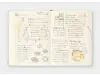MIDORI HIBINO Diary 2026 A6 Two-Pages-Per-Day Planner - Grey Limited