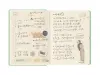MIDORI HIBINO Diary 2026 A6 Two-Pages-Per-Day Planner - Grey Limited