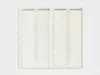 2026 Weekly Vertical Diary - Traveler's Notebook Refill Set (Regular Size)
