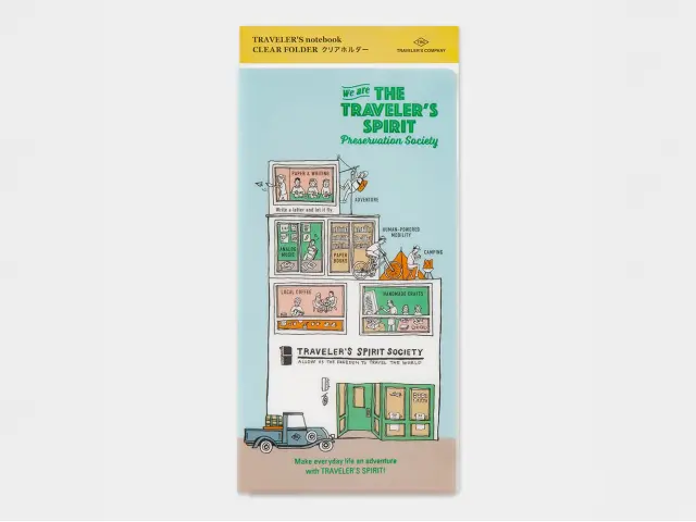 2026 Traveler's Company Clear Folder - Regular Size 
