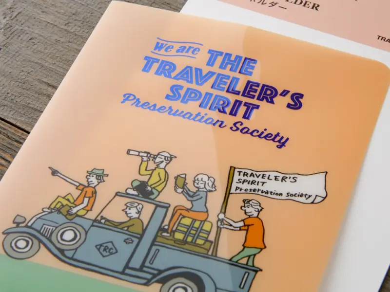 2026 Traveler's Company Clear Folder - Passport Size