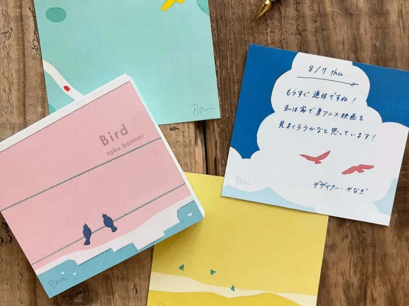 Cozyca x Taku Bannai Memo Pad - Bird