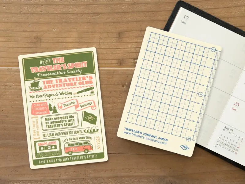 2026 Traveler's Notebook Underlay - Passport Size