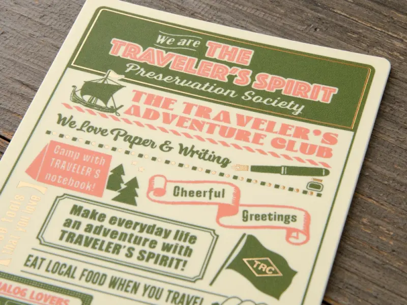 2026 Traveler's Notebook Underlay - Passport Size