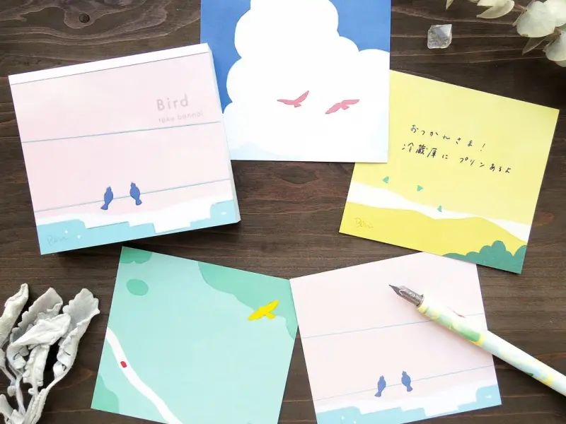 Cozyca x Taku Bannai Memo Pad - Bird