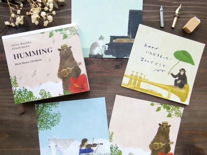 Cozyca x Akira Kusaka Memo Pad - Humming
