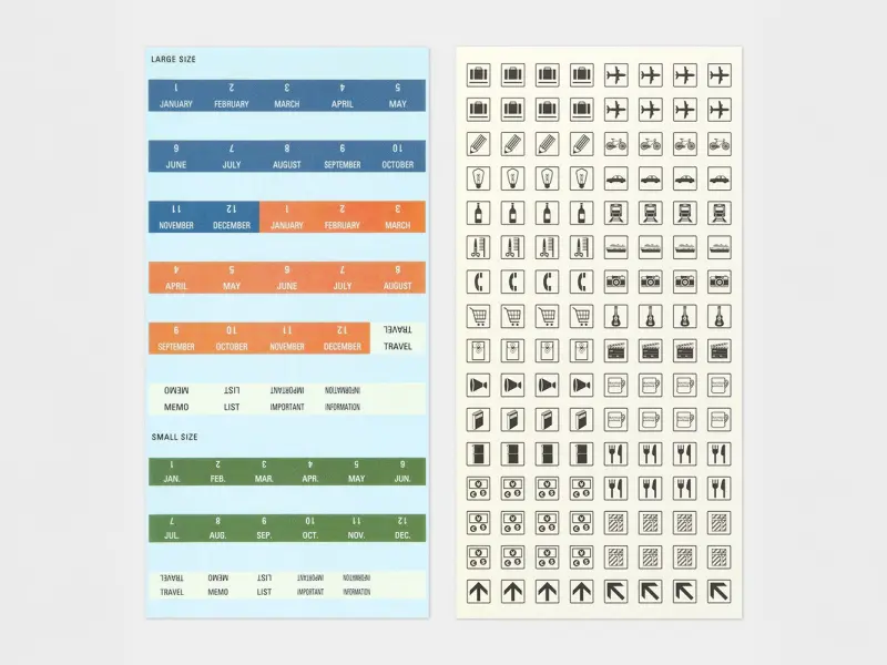 2026 Traveler's Company Customized Sticker Set