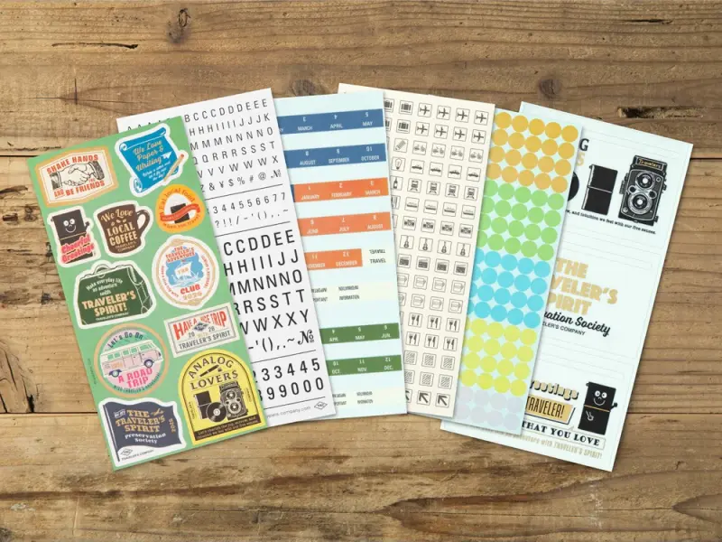 2026 Traveler's Company Customized Sticker Set