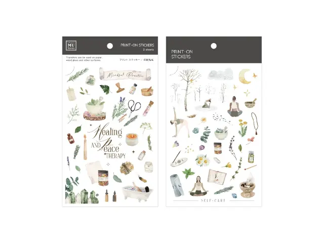 MU Print-On Transfer Stickers 262 - Self-Care & Healing
