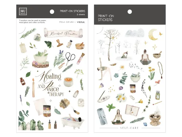 MU Print-On Transfer Stickers 262 - Self-Care & Healing