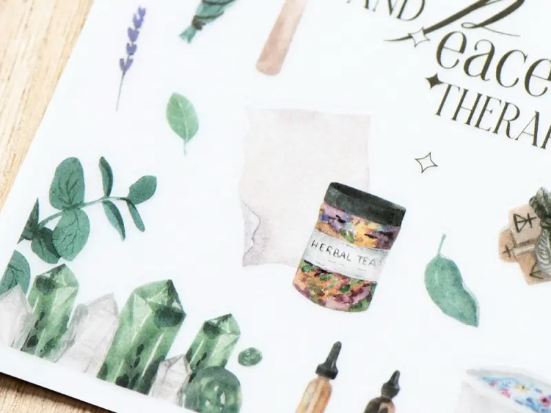 MU Print-On Transfer Stickers 262 - Self-Care & Healing