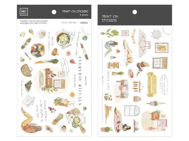 MU Print-On Transfer Stickers 263 - Everyday Rituals