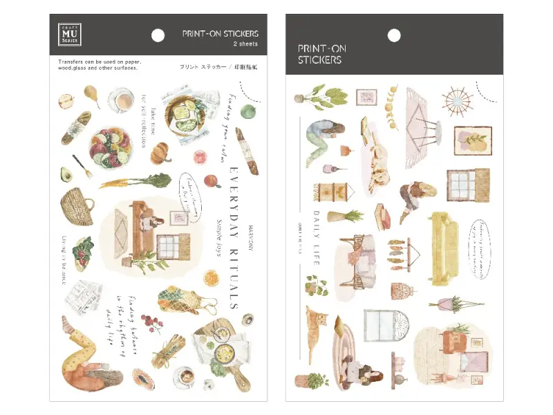 MU Print-On Transfer Stickers 263 - Everyday Rituals