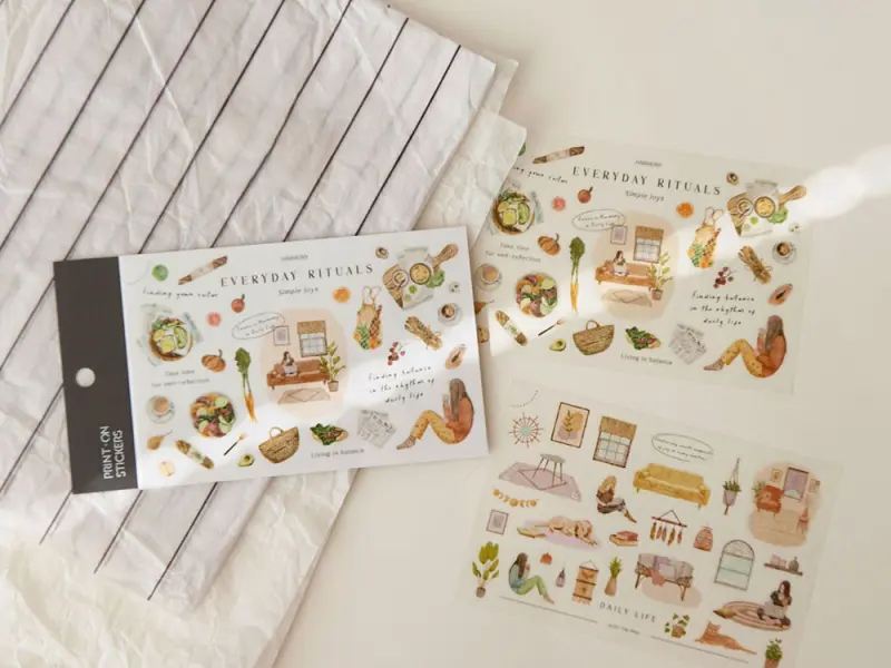 MU Print-On Transfer Stickers 263 - Everyday Rituals